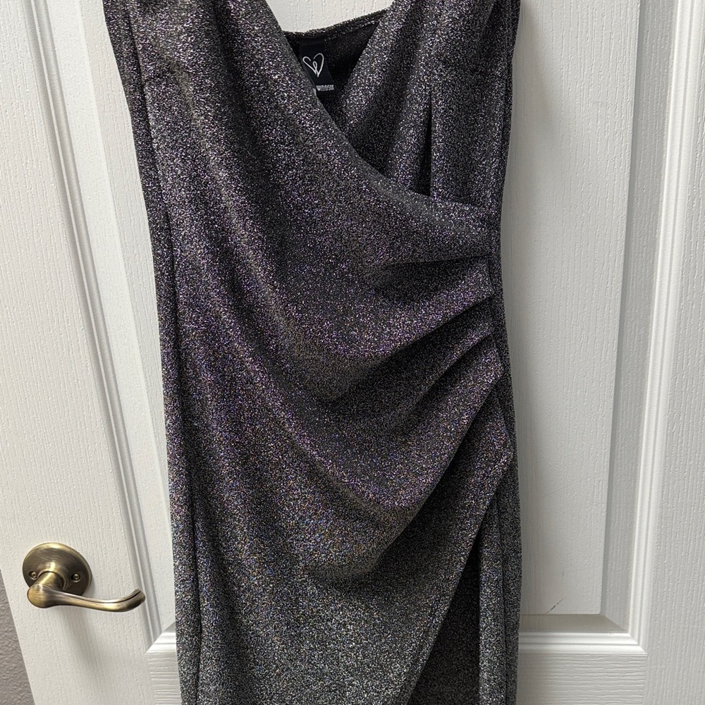 Windsor Glittering Black Maxi Dress - Picture 3 of 6